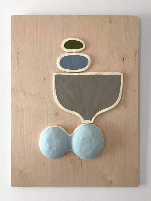 Ceramic Collage No. 2 | Wall Hangings by Meg Morrison