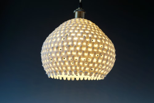 Porcelain Pendant Lamp | Pendants by SevaCeramics