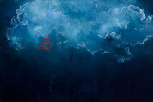 No human inhabitant | Oil And Acrylic Painting in Paintings by Nilou Farzam