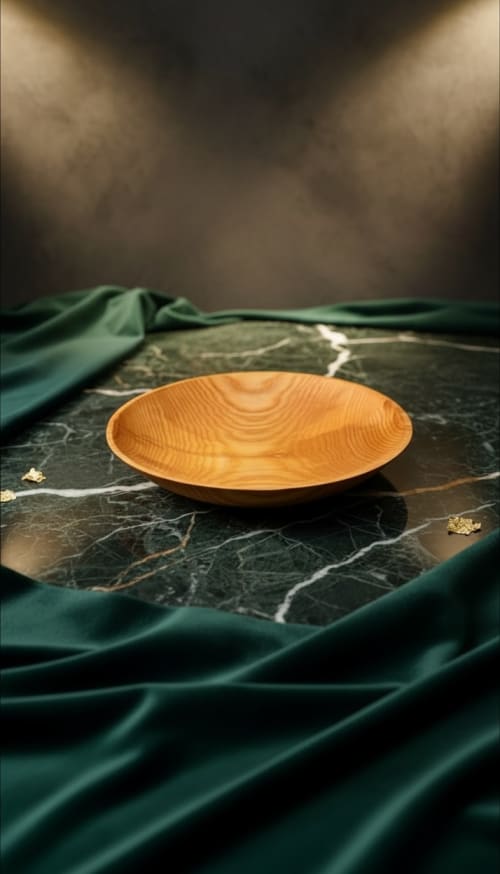 Solid Ash Wood Bowl | Hand-Carved Minimalist Luxury | Decorative Bowl in Decorative Objects by Holzkunst Samuel Meisinger