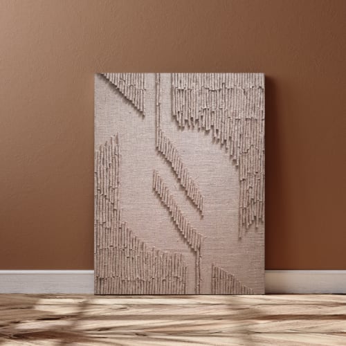 Handmade jute wall art blending rustic textures with modern | Tapestry in Wall Hangings by Sarmal Design