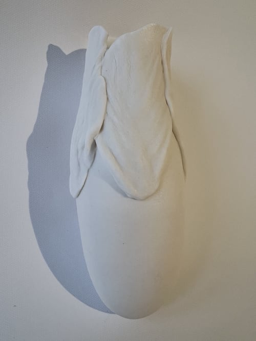 Hanging small flower vase for wall | Vases & Vessels by Helene Fleury