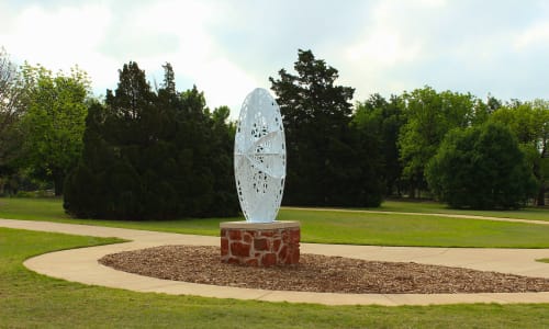 Seed | Public Sculptures by Jonathan Hils | Will Rogers Park in Oklahoma City