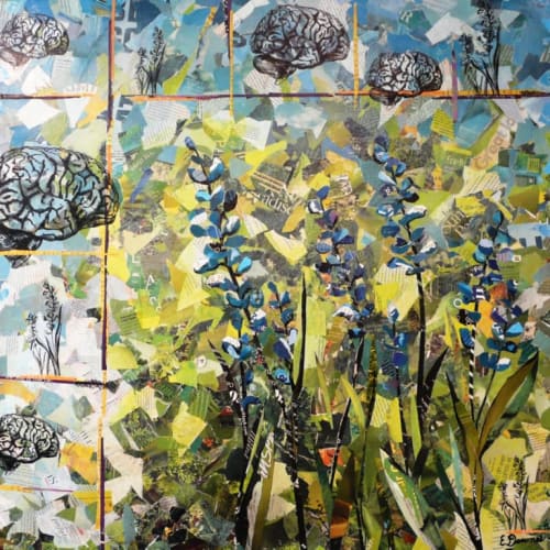 Beauty and the Brain No. 4 | Paintings by Eileen Downes | Cleveland Clinic Foundation in Cleveland