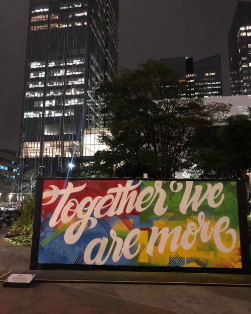 TOGETHER WE ARE MORE!!! | Murals by snek arte | Microsoft Technology Center in Itaim Bibi
