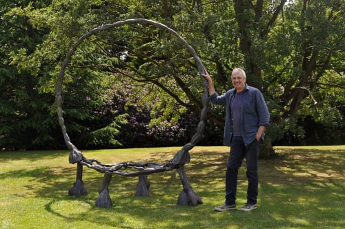 Sounds of All Sounds | Public Sculptures by Richard Baronio Sculpture | Trewidden Garden in Penzance