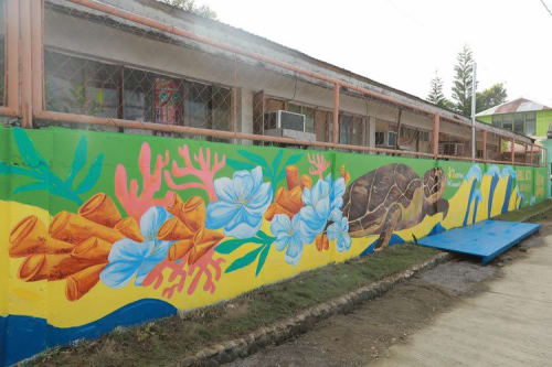 The Juan Effect Mural | Murals by Anina Rubio | Dapa National High School in Dapa