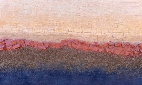 'Mesa' - Highly Textured Abstract Fine Artwork | Paintings by Christina Twomey Art + Design