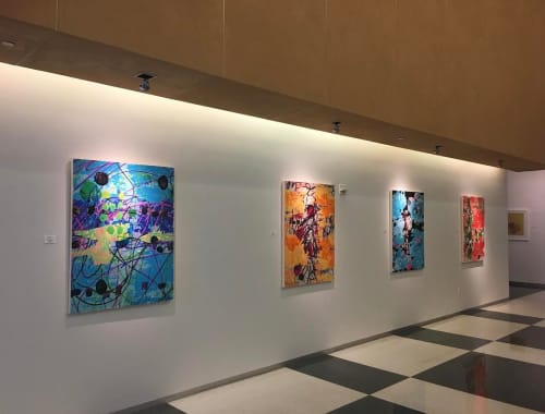 Paintings | Paintings by Karen Olsen-Dunn | 201 California in San Francisco