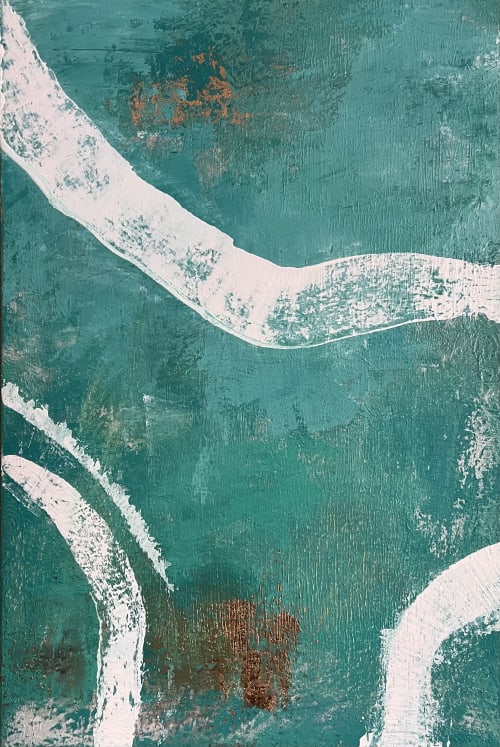 'Serenity I & II' | Paintings by Christina Twomey Art + Design
