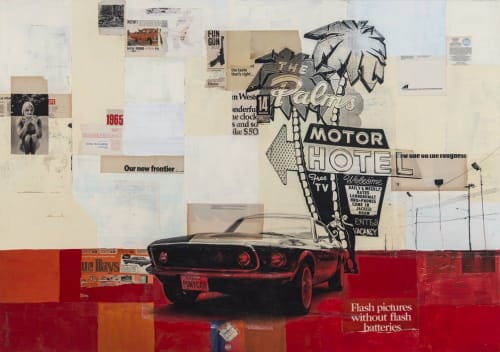 "New Pride" Chanel Neon 52" x 40" and "Our new frontier" 48" x 68" | Oil And Acrylic Painting in Paintings by Robert Mars