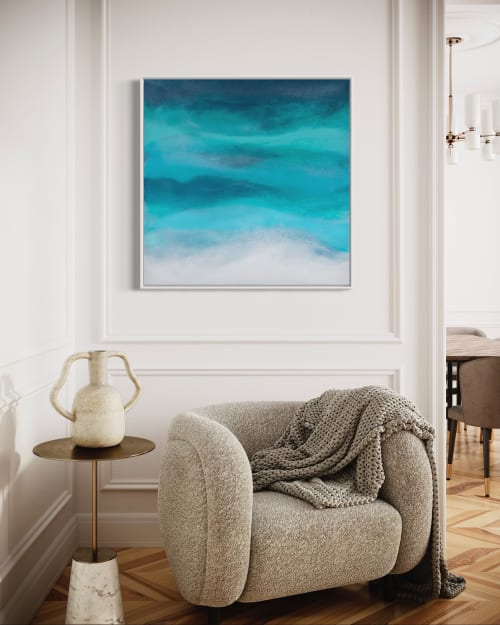 Bay Breeze Canvas Print | Prints by MELISSA RENEE fieryfordeepblue  Art & Design