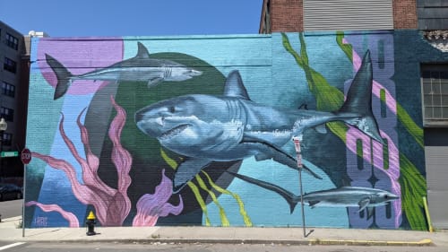 Fear | Street Murals by Sophy Tuttle