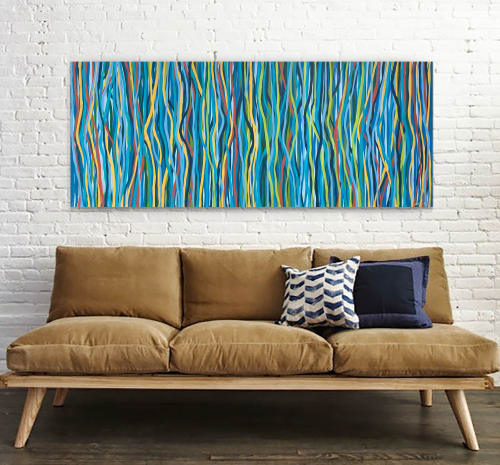 Rio Funk - 152 x 61cm acrylic on canvas | Paintings by George H