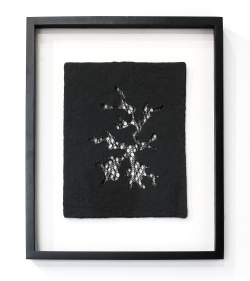 Lichen Study | Mixed Media by Jennifer E. Moss | Gallery 2424 in Savannah