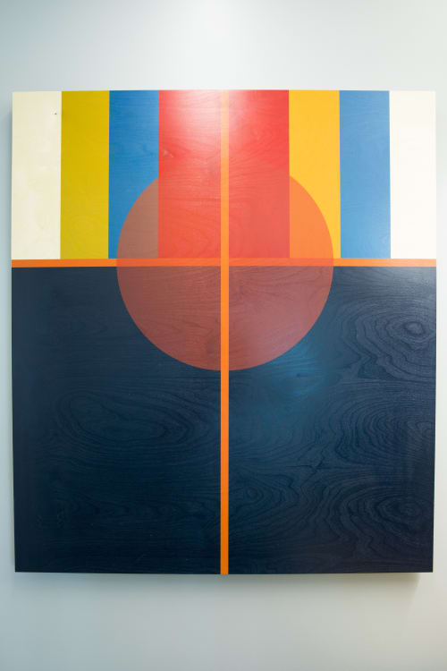 "Registration" | Oil And Acrylic Painting in Paintings by ANTLRE - Hannah Sitzer | Google RWC SEA6 in Redwood City