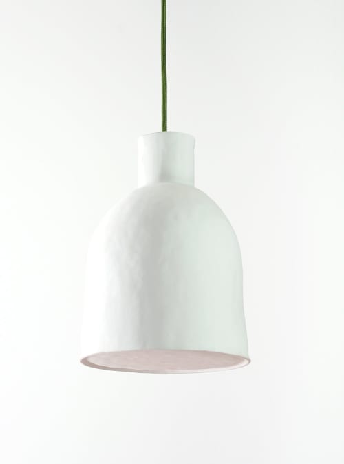 Porcelain Pendant Medium with closed or opened bottom | Pendants by Bergontwerp