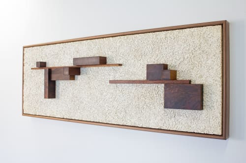 Limited edition sound absorbing wood sculpture wall panel | Sculptures by LIRIO Design House