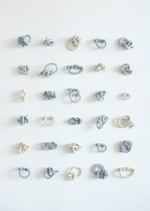 Knot Series VIII: Where The Sky Meets The Sea | Sculptures by Purely Porcelain