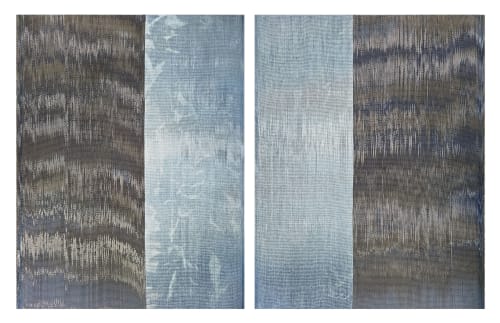 Bronze and Sky | Mixed Media in Paintings by Jessie Bloom Studio
