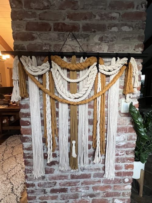 Recycled fiber art | Macrame Wall Hanging in Wall Hangings by OssuShop
