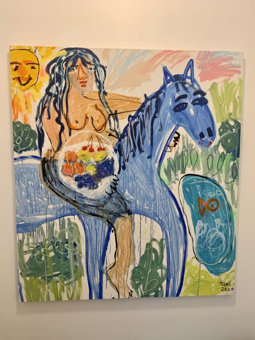 Magic Garden | Oil And Acrylic Painting in Paintings by Tori Swanson