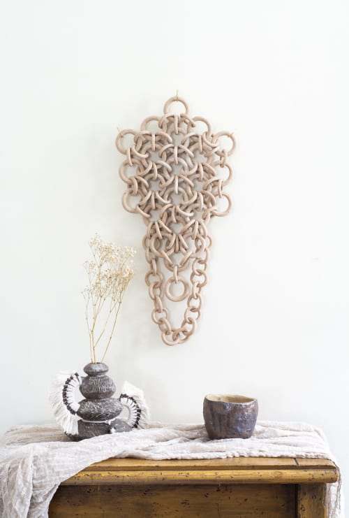 "Duna" Ceramic wall sculpture | Wall Hangings by Asmaa Aman Studio