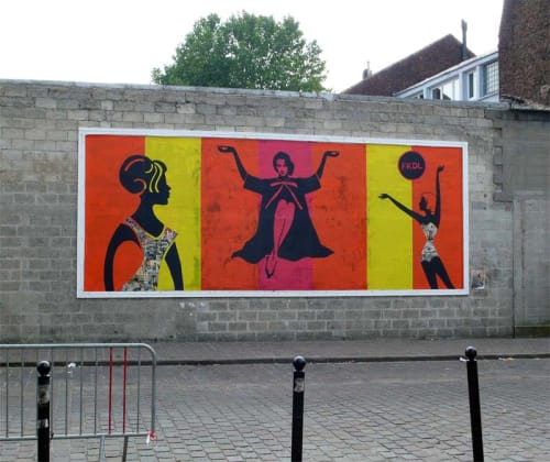 Roubaix BIAM 2013 | Street Murals by Franck Duval