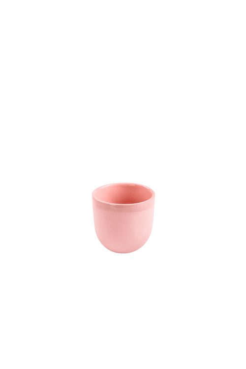Handmade Porcelain Espresso Cup. Powder Pink | Drinkware by Creating Comfort Lab