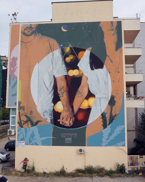 'Edinenie' (Unity) | Street Murals by ART BY NASIMO | Ferizaj in Uroshevac