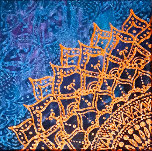 Mandala theme | Paintings by Elena Parau