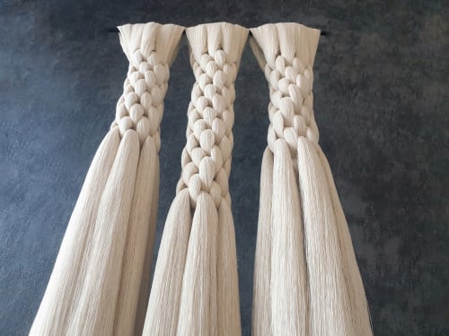 Boho woven large wall hanging | Macrame Wall Hanging in Wall Hangings by Sarmal Design