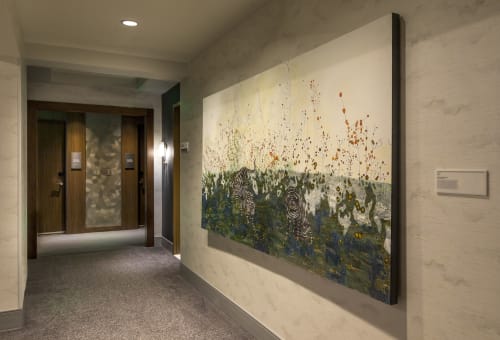 "Wild Tiger I have Always Known" | Paintings by Ajean Ryan | Le Méridien Denver Downtown in Denver