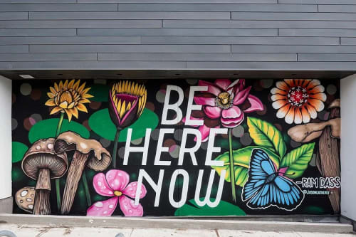 Be Here Now | Murals by Jason Eatherly | East Austin Hotel in Austin