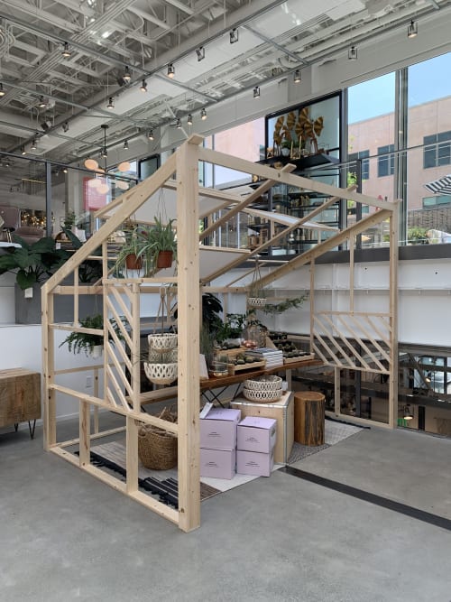 Greenhouse Installation - August 2019 | Public Sculptures by Wileen Pagaduan | west elm in Santa Monica