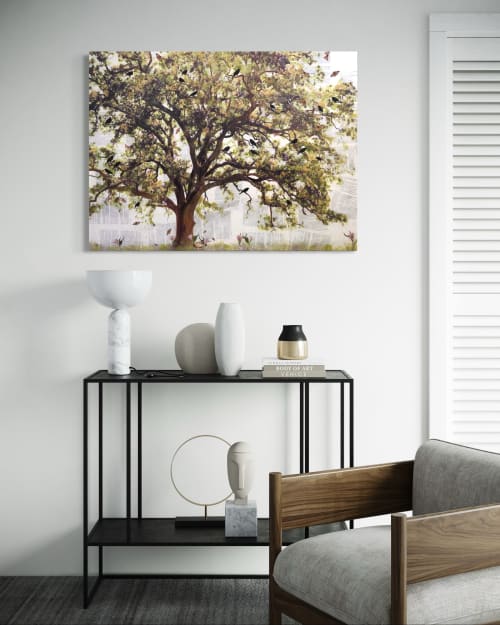 The Mustard Tree | Mixed Media by Judith Monroe