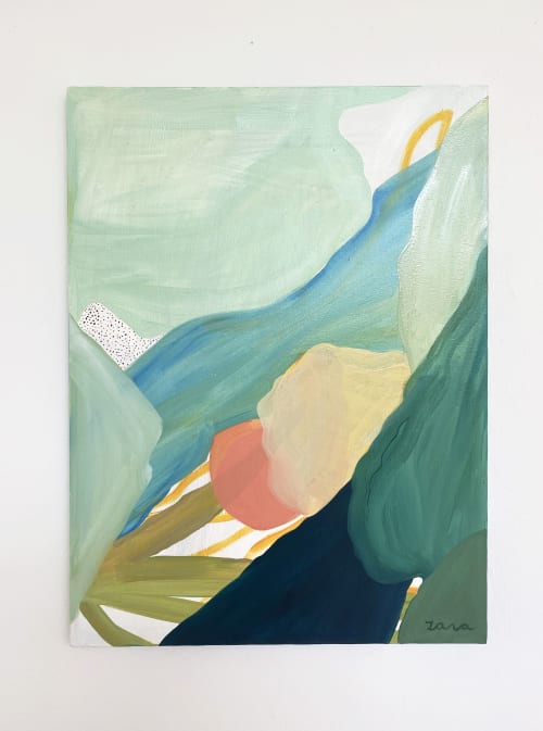 Untitled 1. From the gallery show 'grounded' | Paintings by Zara Fina Stasi | The Peddie School in Hightstown