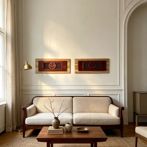 c.1920 Antique Chinese Giltwood Openwork Carved Panels – Pai | Wall Hangings by yingting S