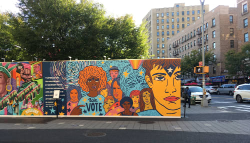 Siempre Luis | Street Murals by Carla Torres | Hispanic Society Museum & Library in New York