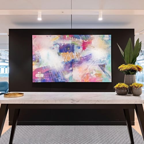 “Communication“ Painting | Oil And Acrylic Painting in Paintings by Bea Schubert