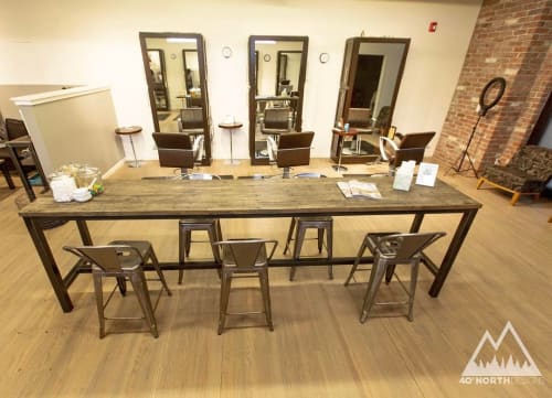 Custom Extended Table | Tables by 40 North Designs | Twig Hair Salon in Boulder