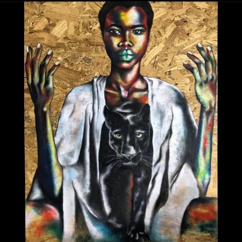 Stillness | Paintings by Afrocentric Keyy | New York in New York