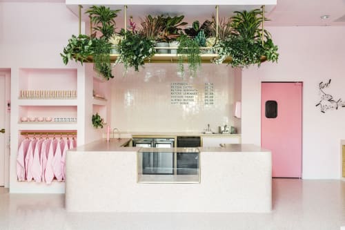 Monochrome Modern Cafe | Interior Design by HOMEWORK | Holy Matcha in San Diego