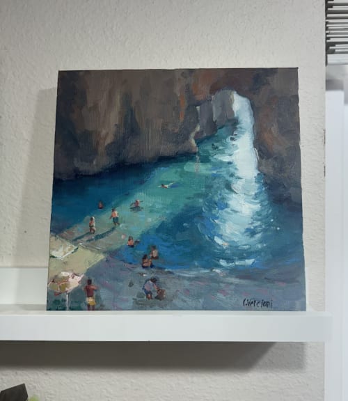 Hidden Retreat | Oil And Acrylic Painting in Paintings by Claudia Verciani Fine Arts