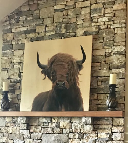 Major Bull | Paintings by Marilyn Landers