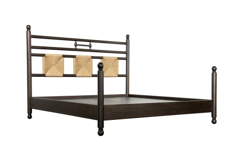 Modern Solid Exotic King Sized Wood Bed by Costantini, Luigi | Beds & Accessories by Costantini Design