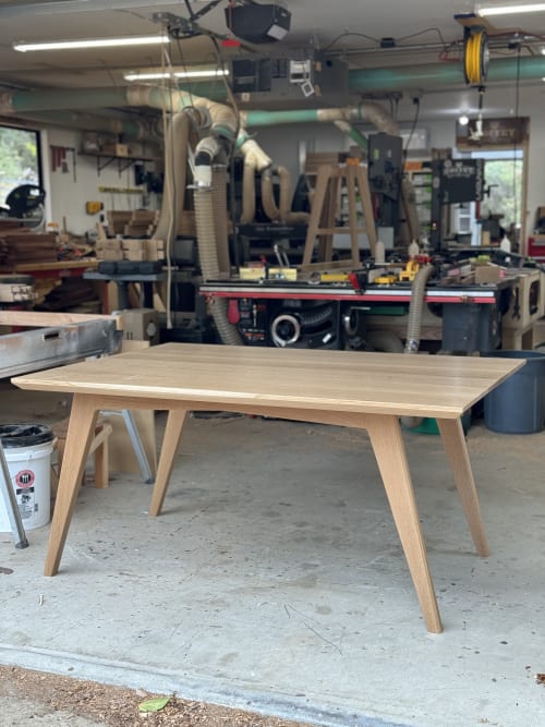 Modern Splayed Leg Dining Table | Tables by Coffey Custom Builds