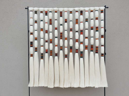 Boho woven wall hanging large wall weaving tapestry, wall we | Macrame Wall Hanging in Wall Hangings by Sarmal Design