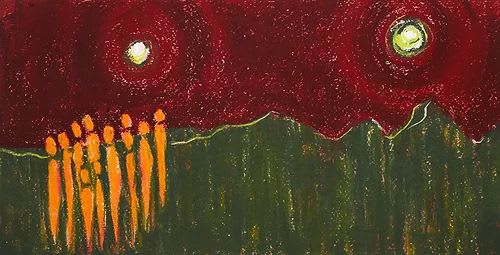 Star Gaze | Paintings by Elvira Dayel