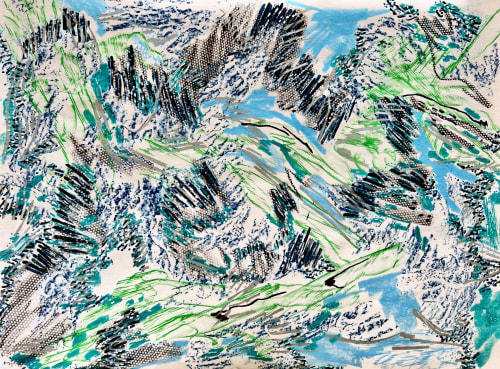Plein Air Drawing #4: Archiving Winter | Paintings by k-apostrophe